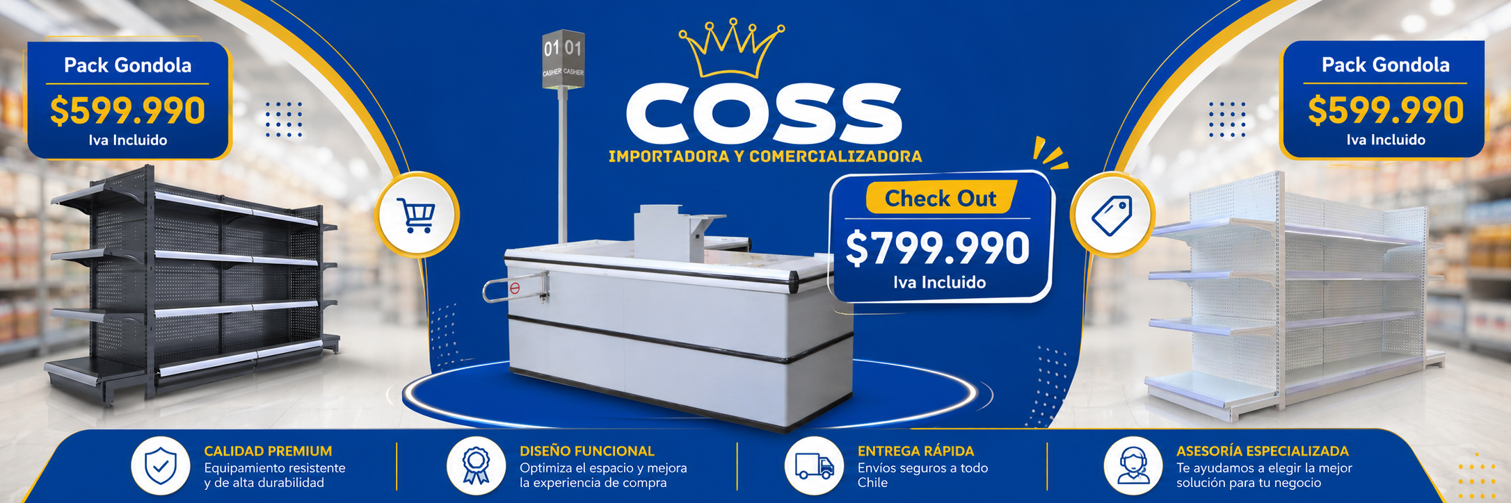 GONDOLAS Y CHECK OUT